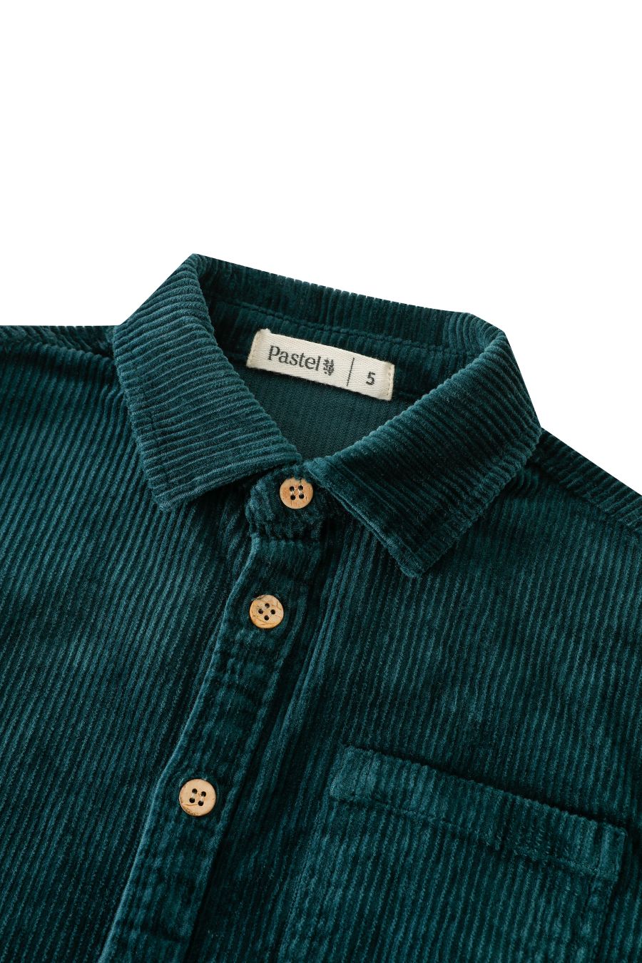 CORDUROY SHIRT-TEAL