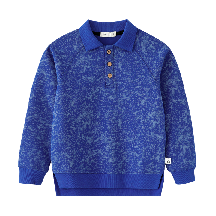 WASHED BOYS POLO-ROYAL BLUE