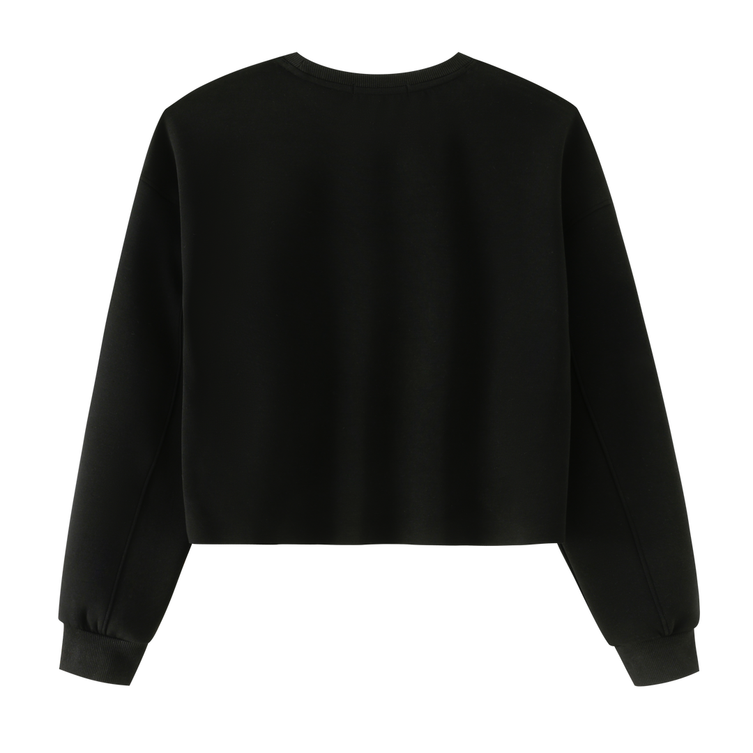 TEEN HEART SWEATSHIRT-BLACK