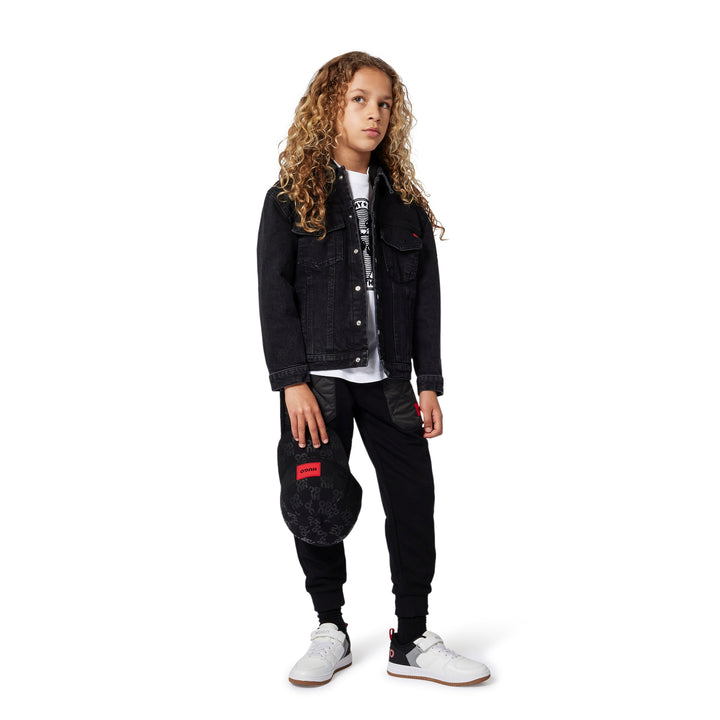 G00461-JOGGING BOTTOMS-BLACK