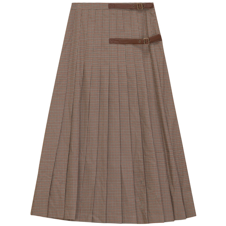 G716-PLEATED SKIRT-OAT