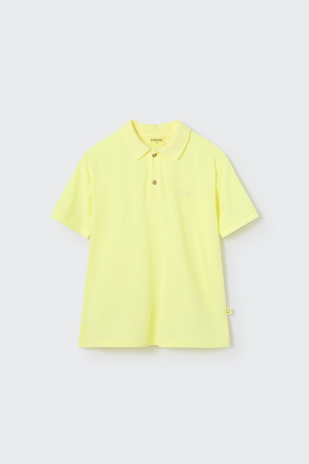 GERIK307S5-COTTON PIQUE POLO SHIRT-neon yellow