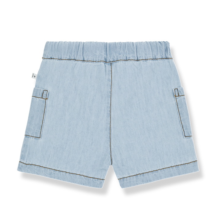 GIACOMO BERMUDA-OVERALL-DENIM