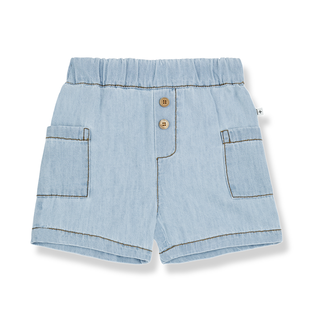 GIACOMO BERMUDA-OVERALL-DENIM