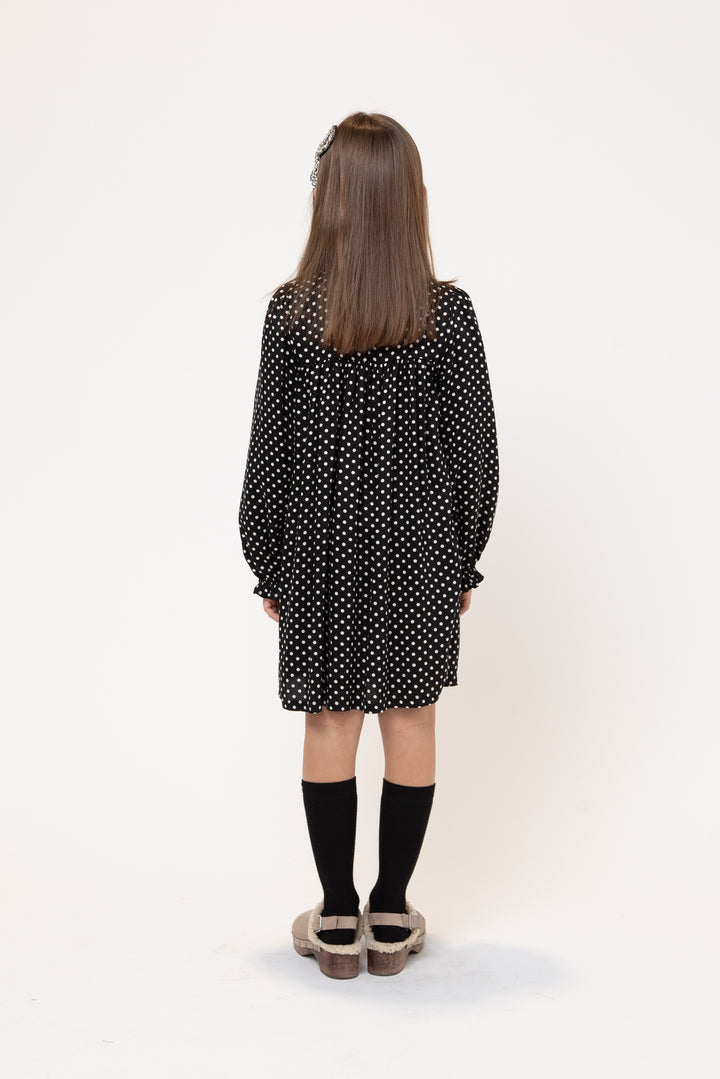 BF12WB008 GIRELLA DRESS - POIS PANNA