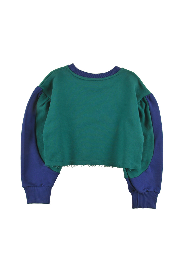 GJ03 SPA SWEATER - GREEN/NAVY