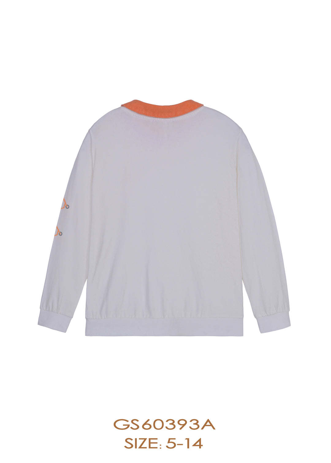 GS60393A-TOP-White/Orange