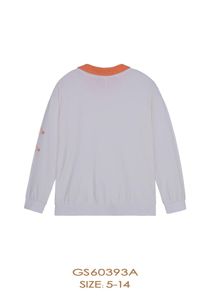 GS60393A-TOP-White/Orange