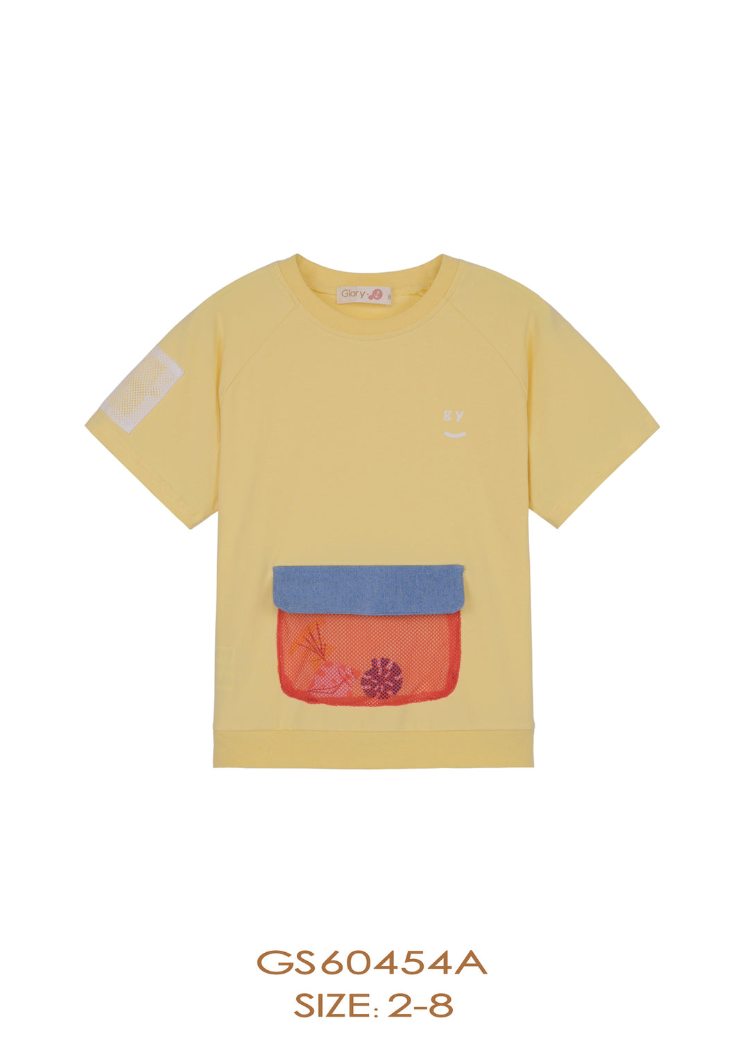 GS60454A-SHORT SLEEVE TEE-Yellow