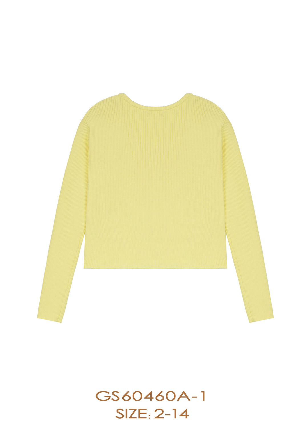 GS60460A CARDIGAN-Yellow