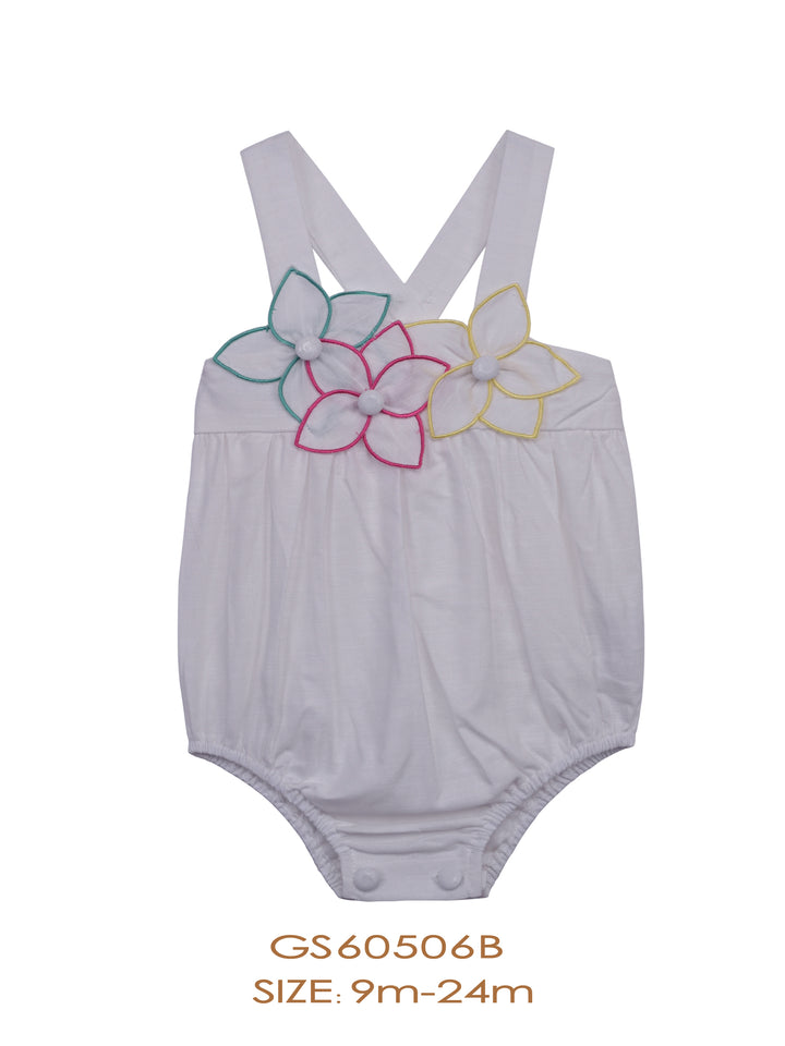GS60506B ROMPER-White