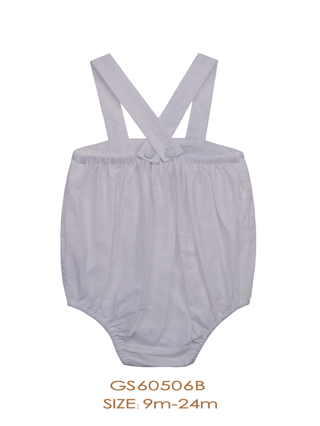 GS60506B ROMPER-White