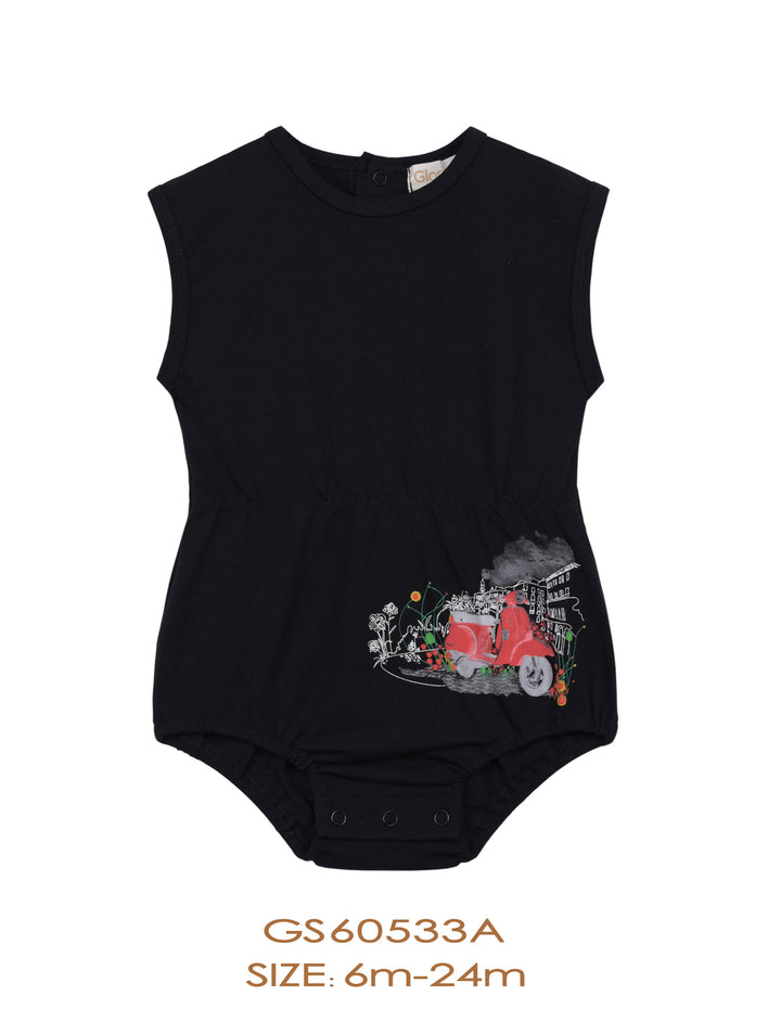 GS60533A ROMPER-Black