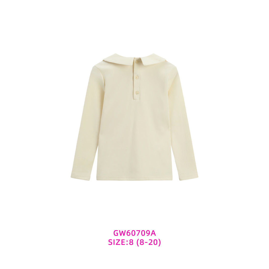 GW60709A-T-SHIRT WITH COLLAR