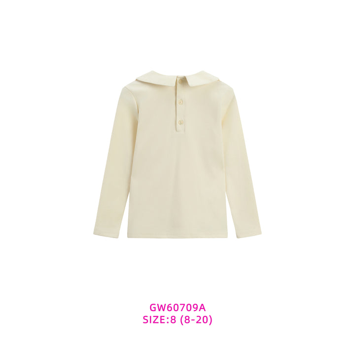 GW60709A-T-SHIRT WITH COLLAR