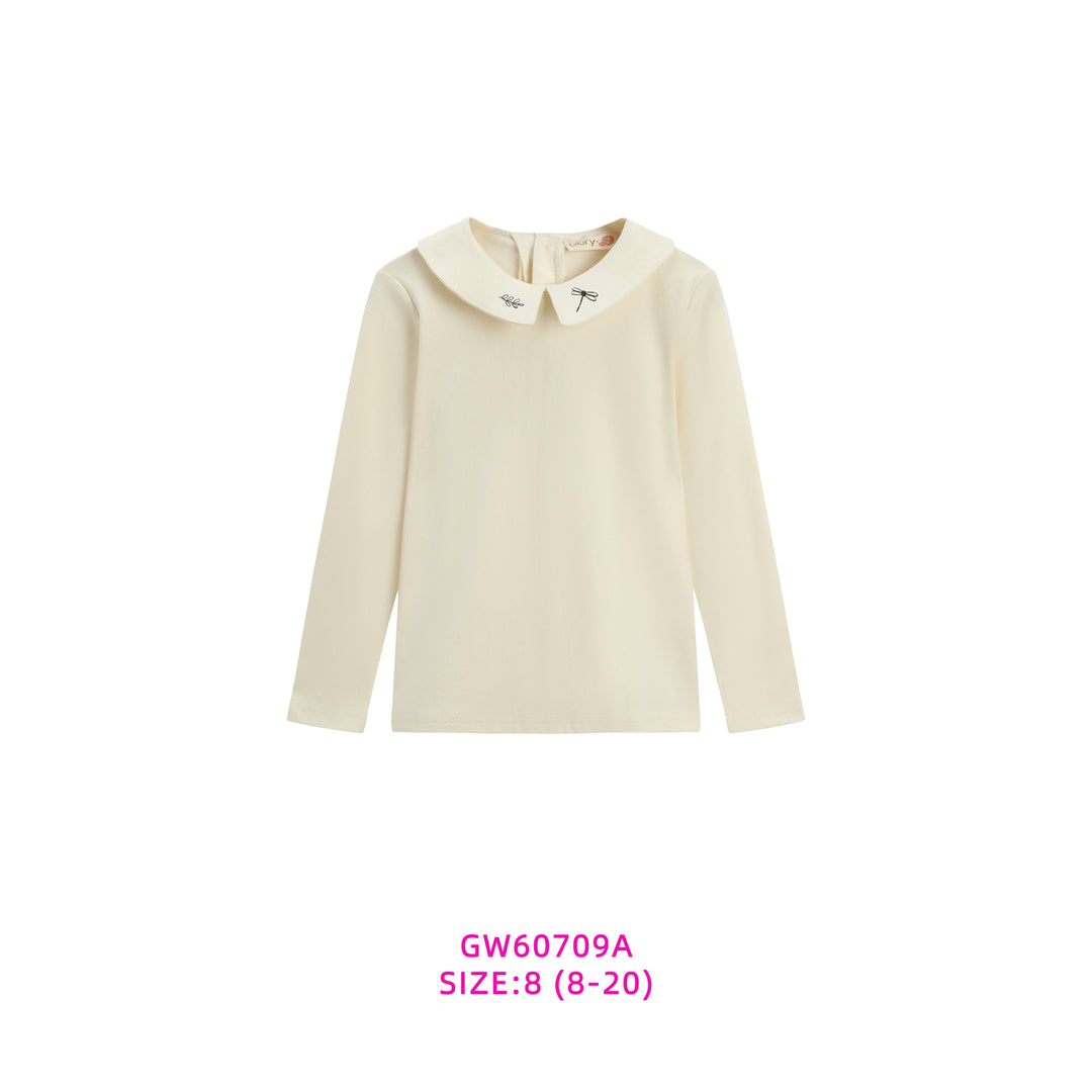 GW60709A-T-SHIRT WITH COLLAR