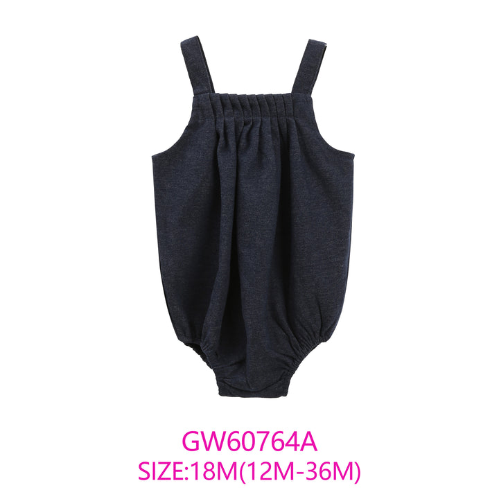 GW60764A-NAVY ROMPER