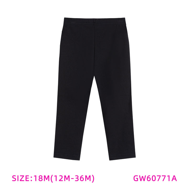 GW60771A-BABY GIRL BLACK VELOUR SHABBOS ROBE SET