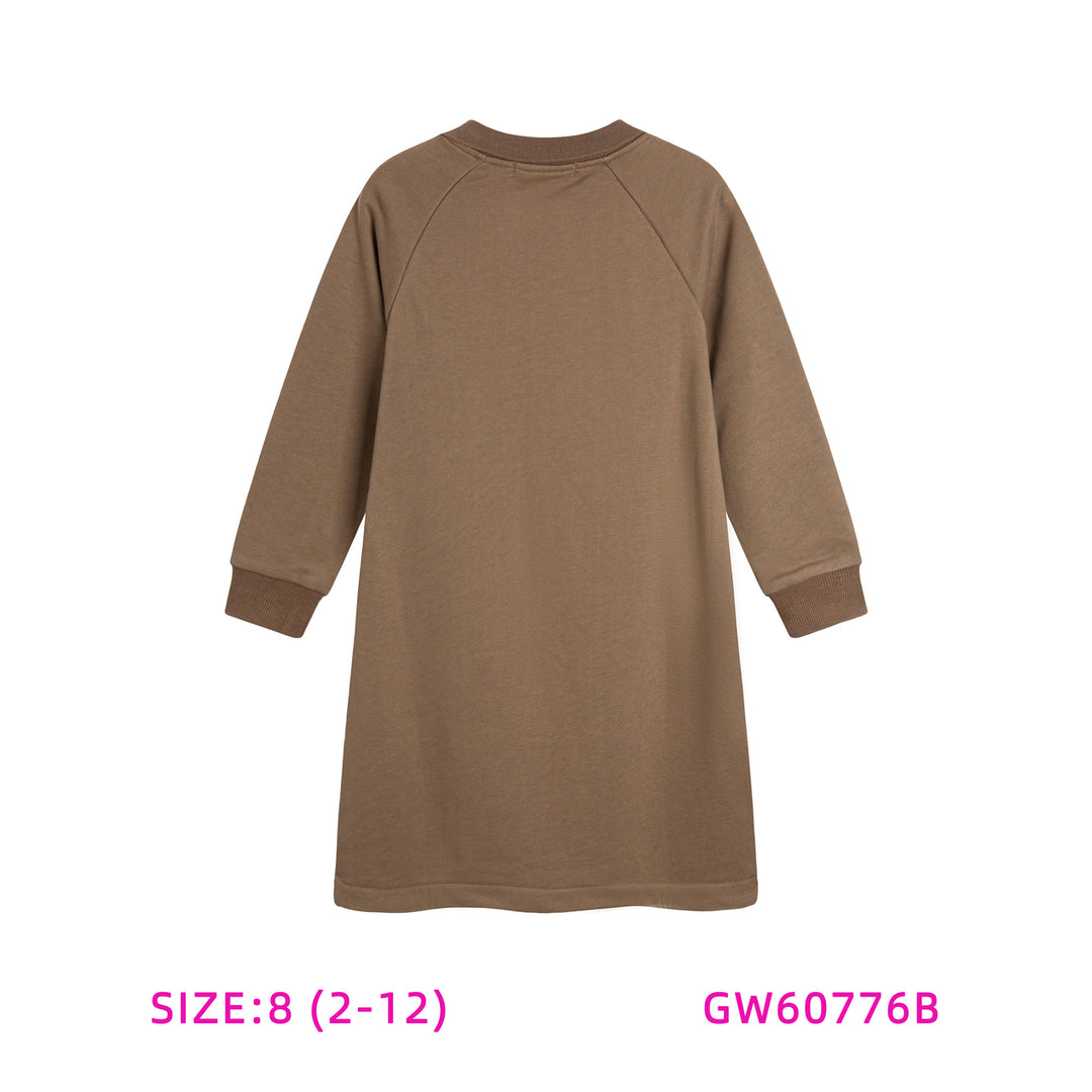GW60776B-TAN UMBRELLA DRESS