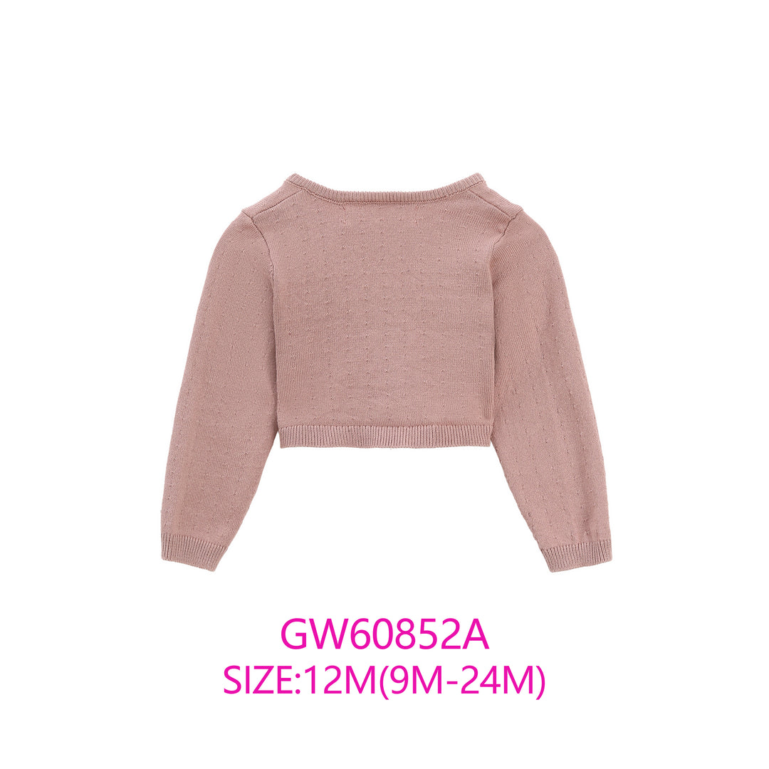 GW60852A-BABY KNIT CARDIGAN