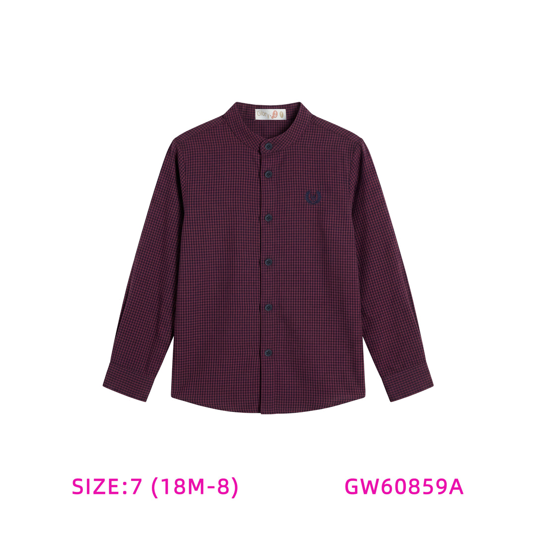 GW60859A-PLAID SHIRT