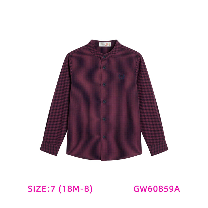 GW60859A-PLAID SHIRT