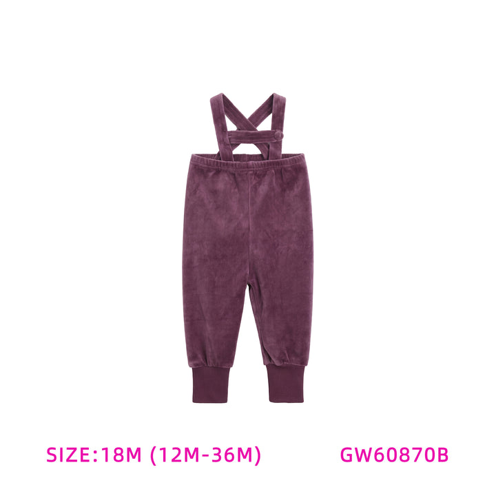 GW60870B-PURPLE VELOUR BUILT-UP