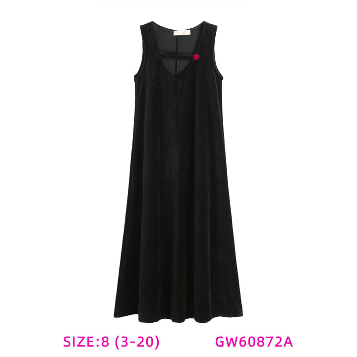 GW60872A-BLACK VELOUR SHABBOS ROBE