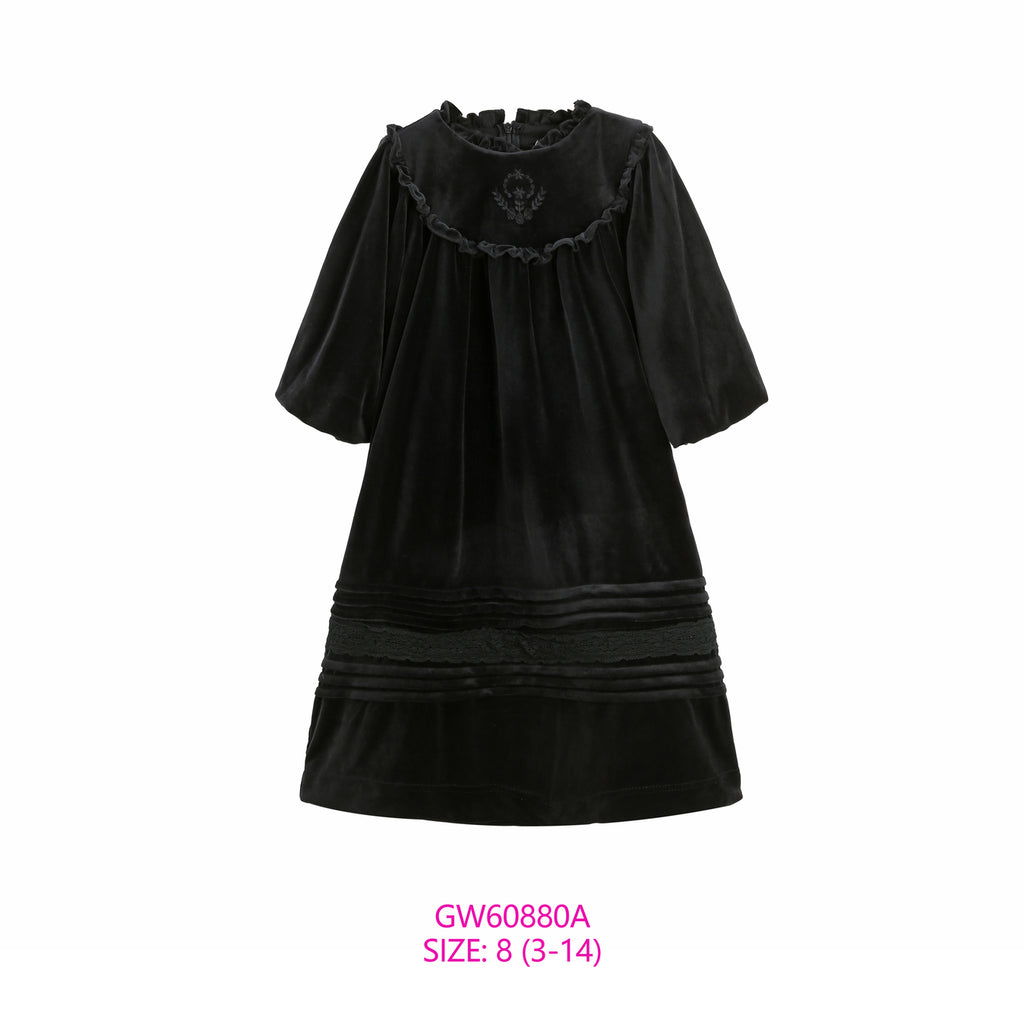 GW60880A-BLACK VELVET DRESS – whoopikids