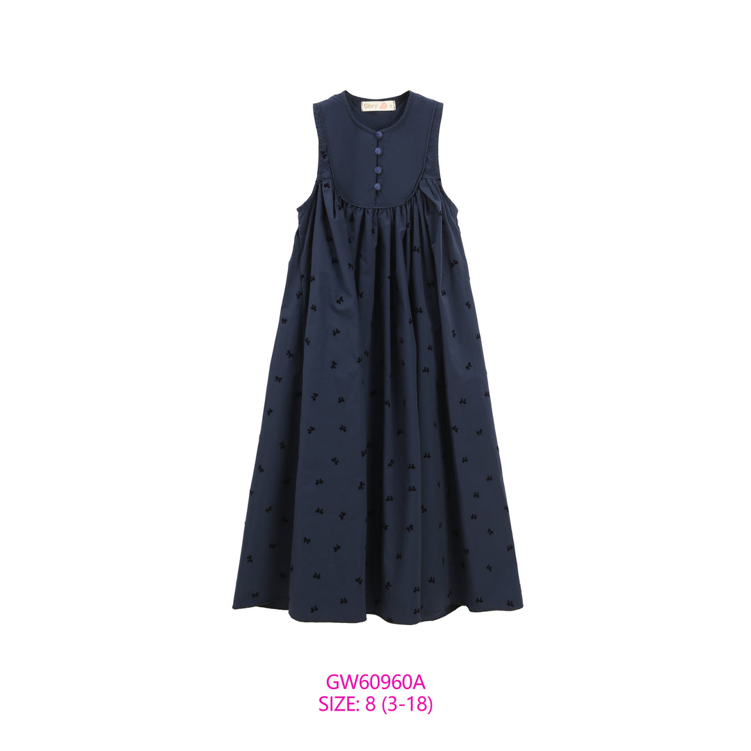 GW60960A-NAVY BOW JUMPER