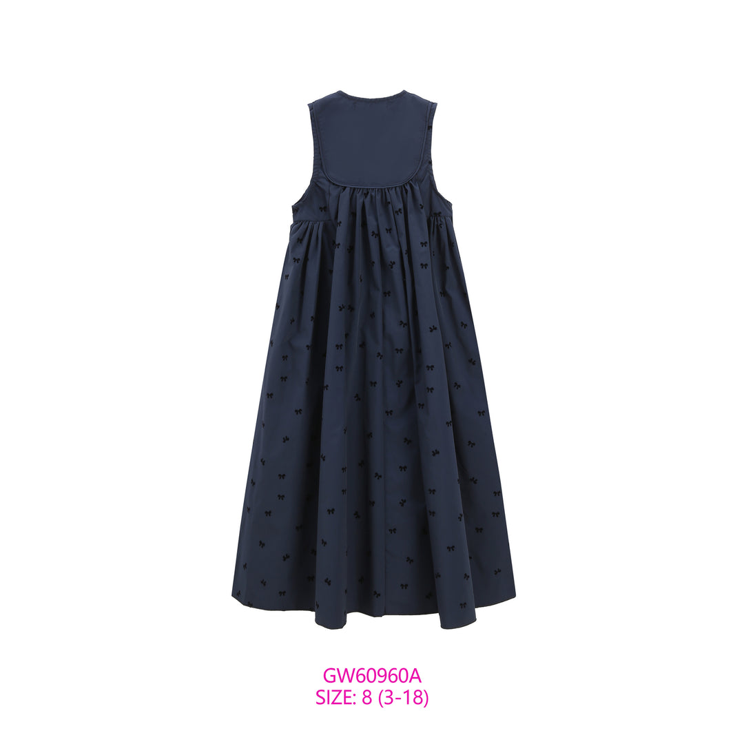 GW60960A-NAVY BOW JUMPER