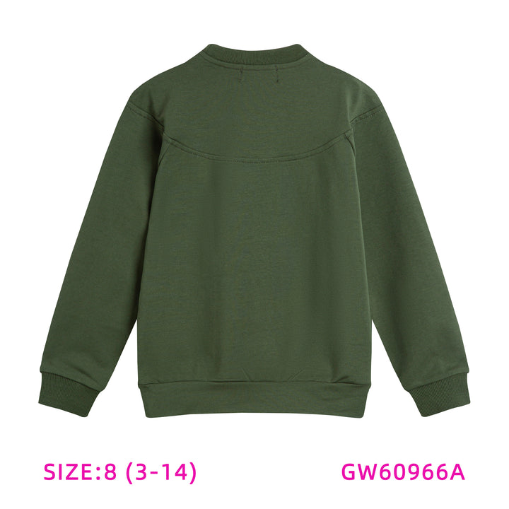 60966A-GREEN POCKET TOP