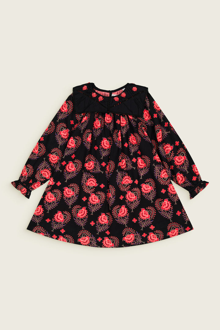 GIOVANNA DRESS-Flamenco Print