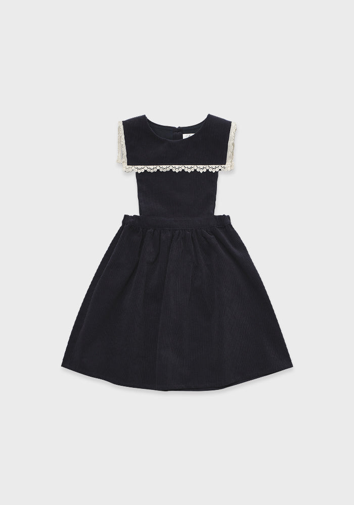 Verity Corduroy Dress - Navy