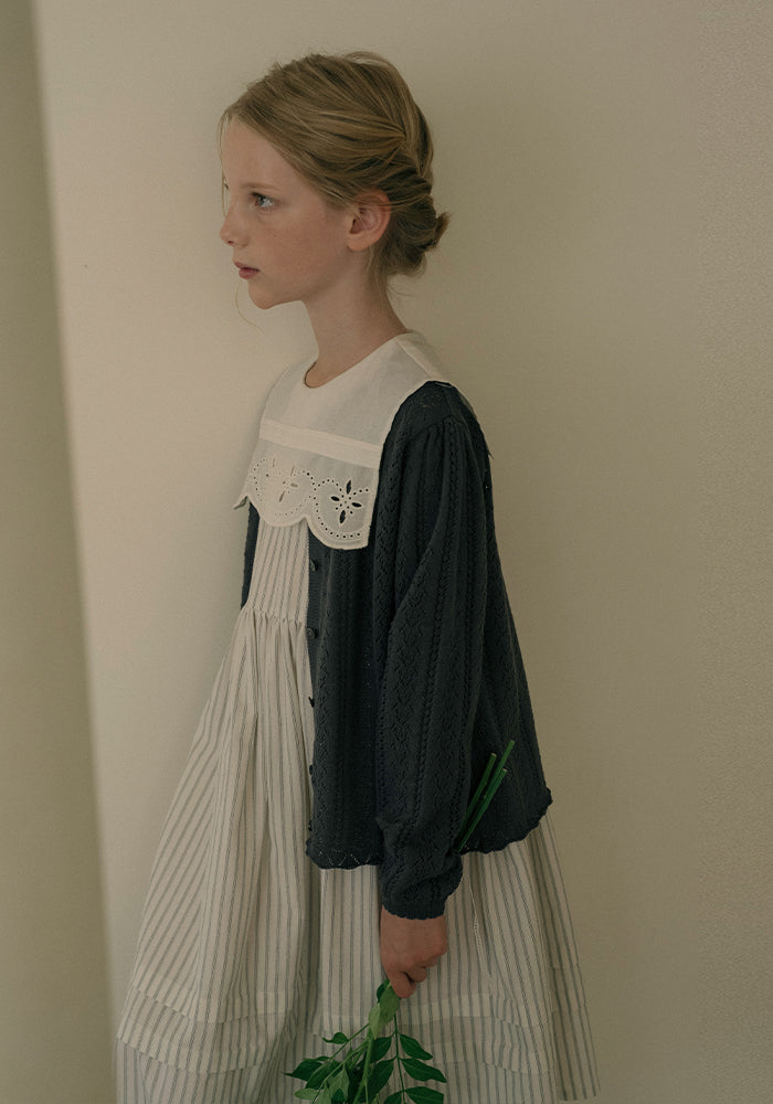 Roselia Knit Cardigan Charcoal