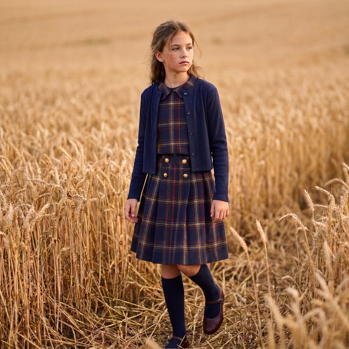 SR250934 - Plaid Dresswear Teen Set