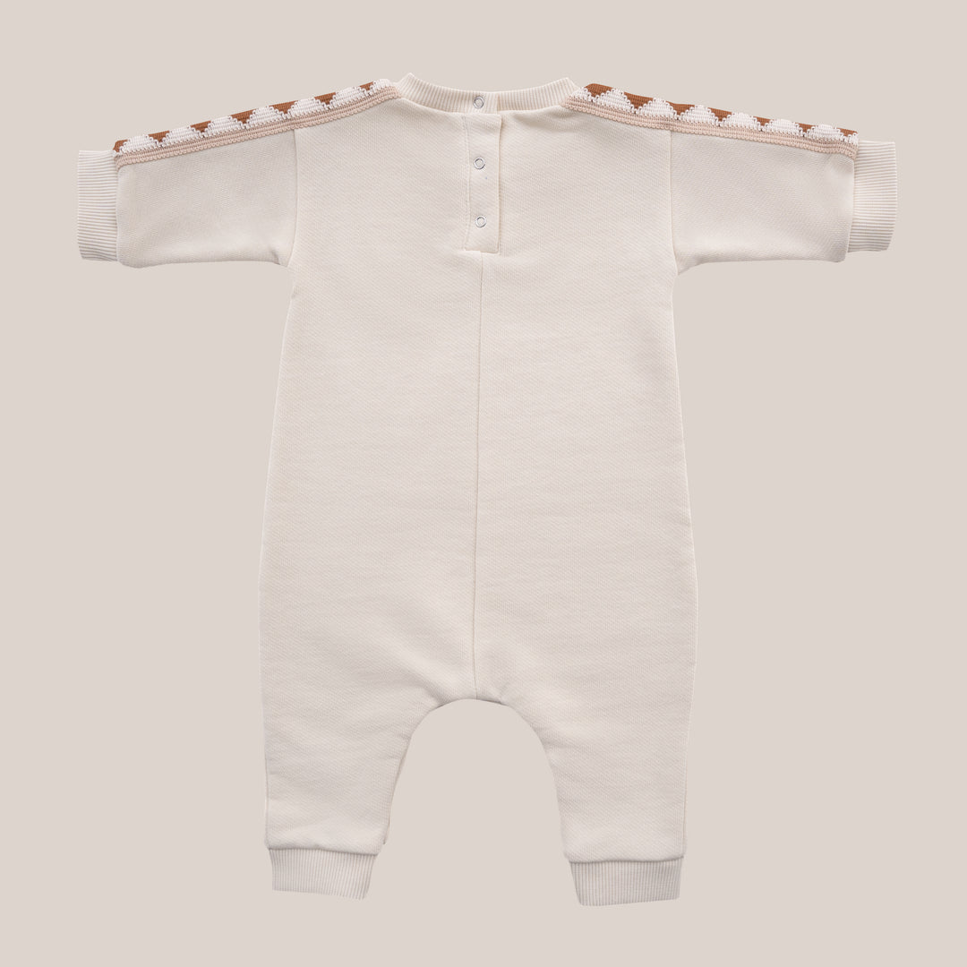 GIUSY COTTON OVERALL-Butter Milk