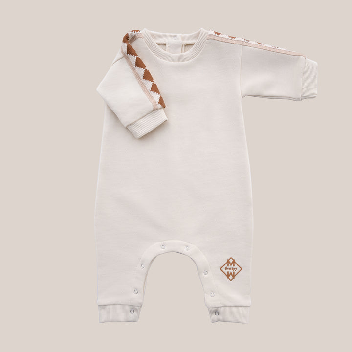 GIUSY COTTON OVERALL-Butter Milk