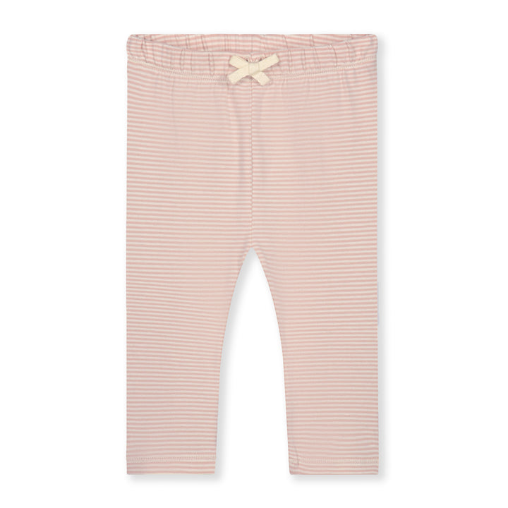 BOT109 BABY LEGGINGS FADED PINK - CREAM