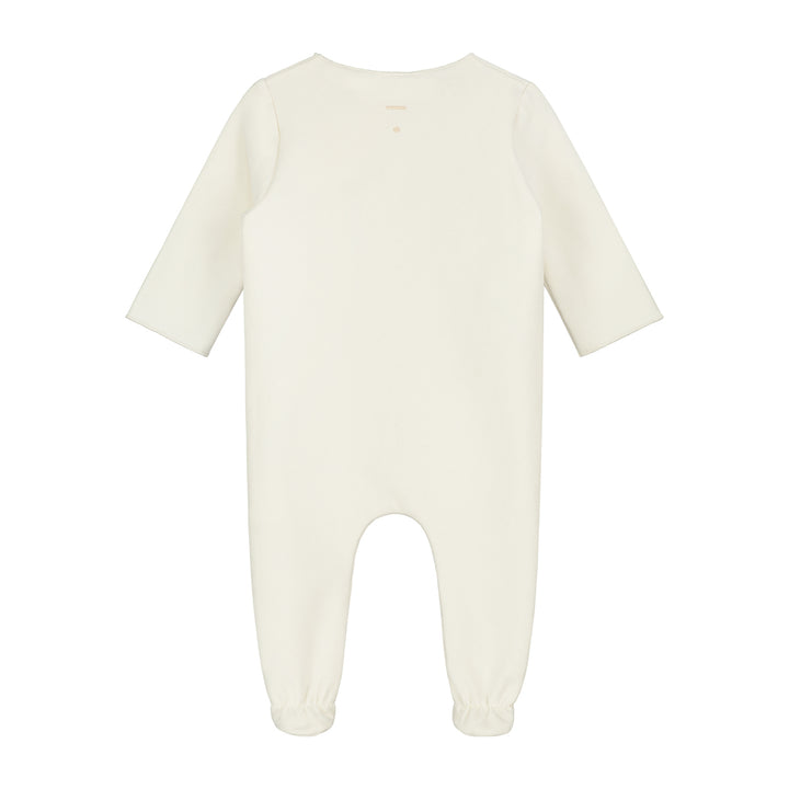 SUI033 NEWBORN SUIT WITH SNAPS CREAM