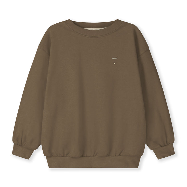 TOP172 DROPPED SHOULDER SWEATER WOODY