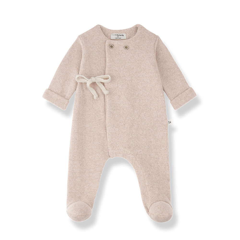 HAVRE JUMPSUIT W/FEET - NUDE