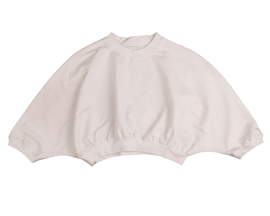 HSH656-CROPPED JERSEY SHIRT-Ivory