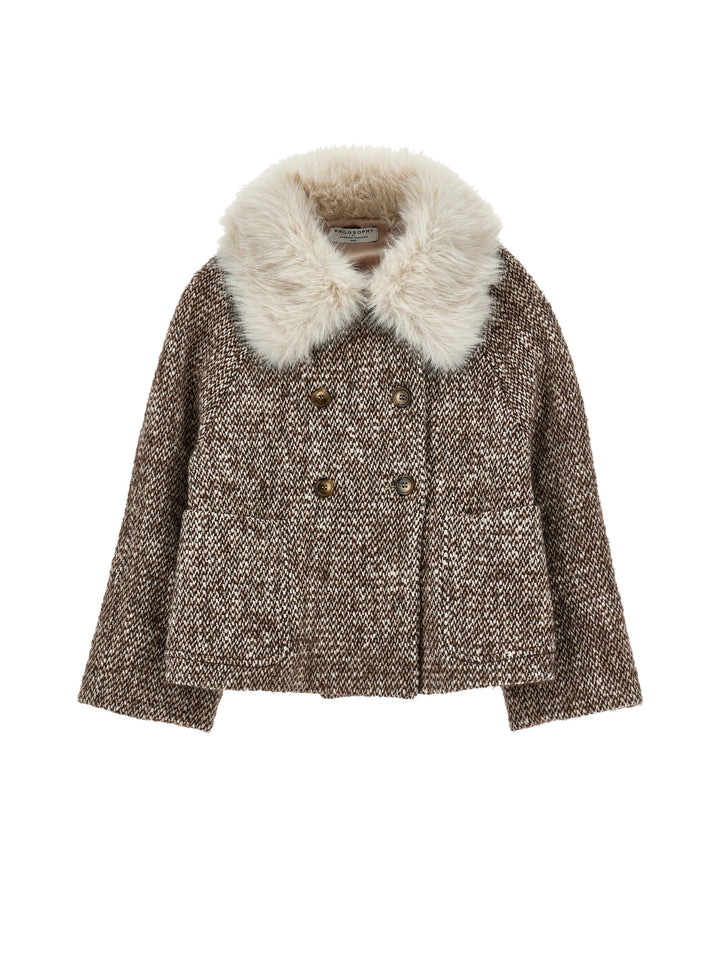 I1F104 6313-FROCK COAT-BROWN