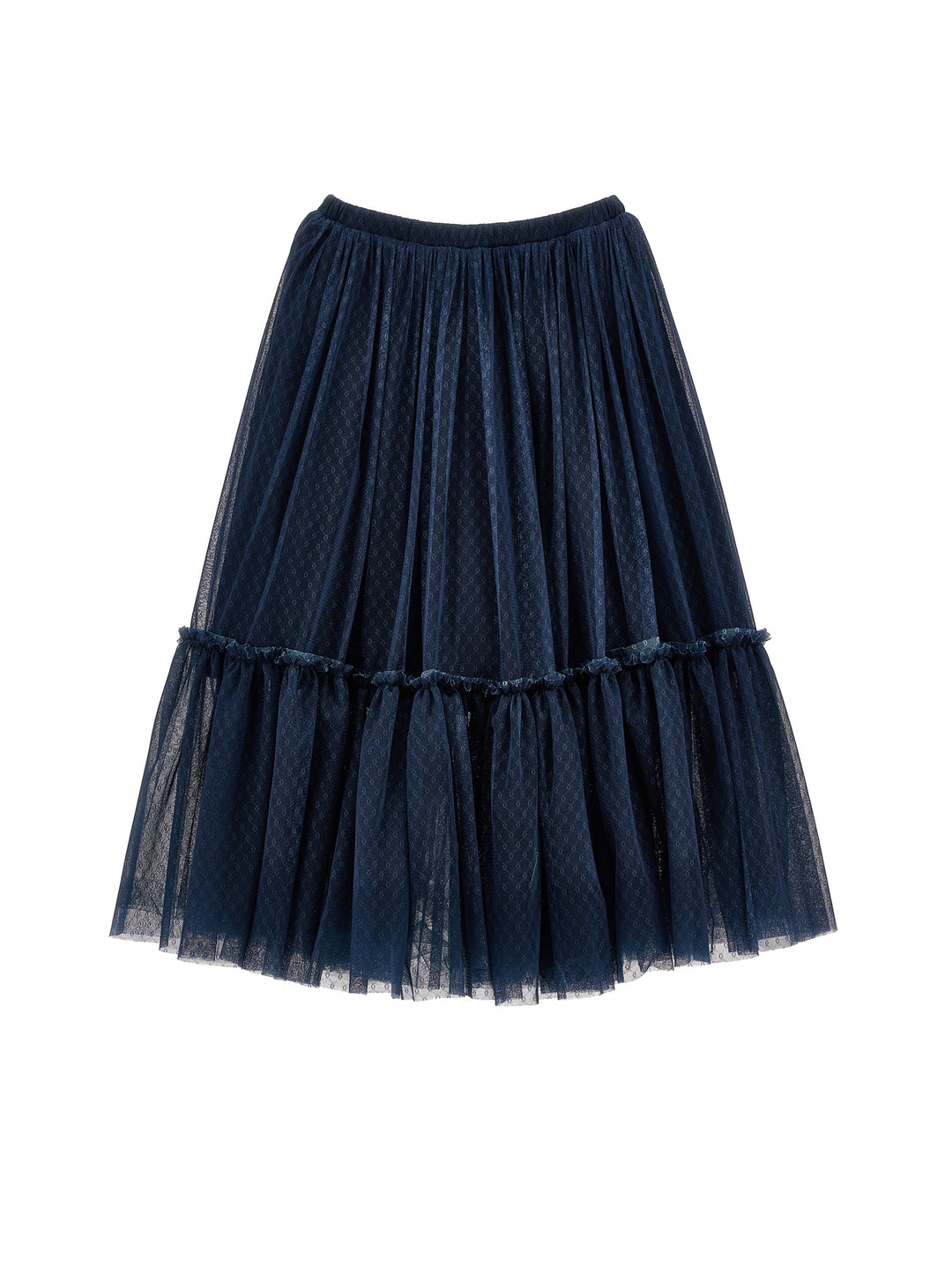 I1F705 6684- TULLE SKIRT-BLUE