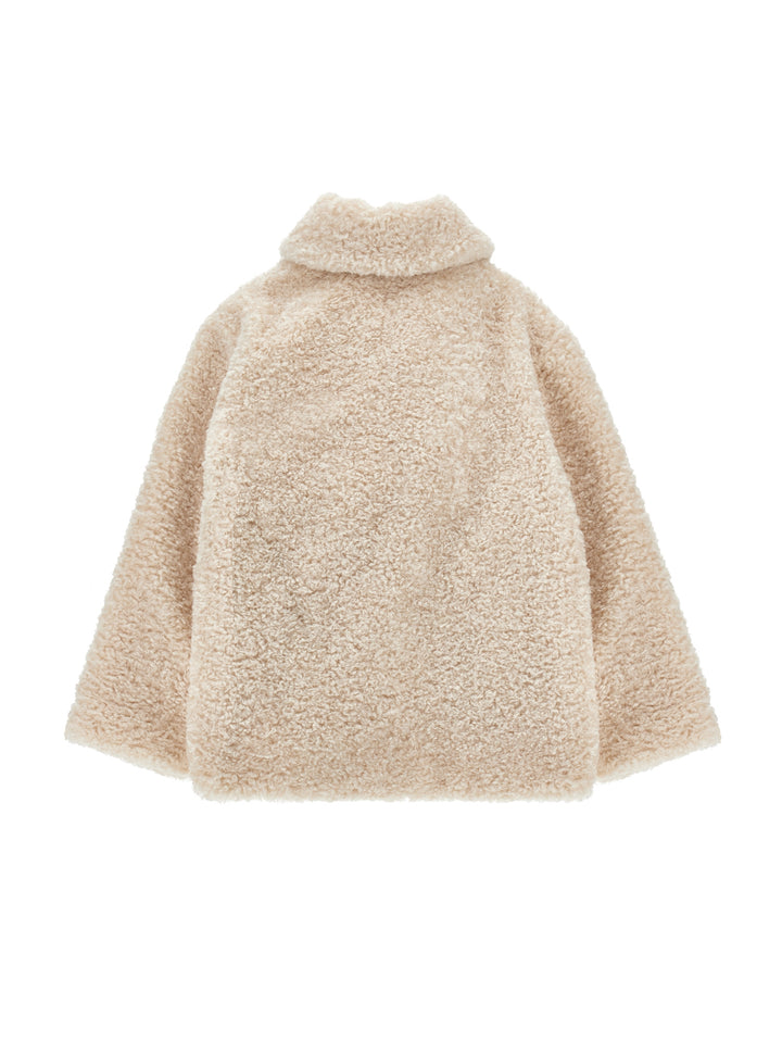 I9F102 6031- SHERPA JACKET-WHITE