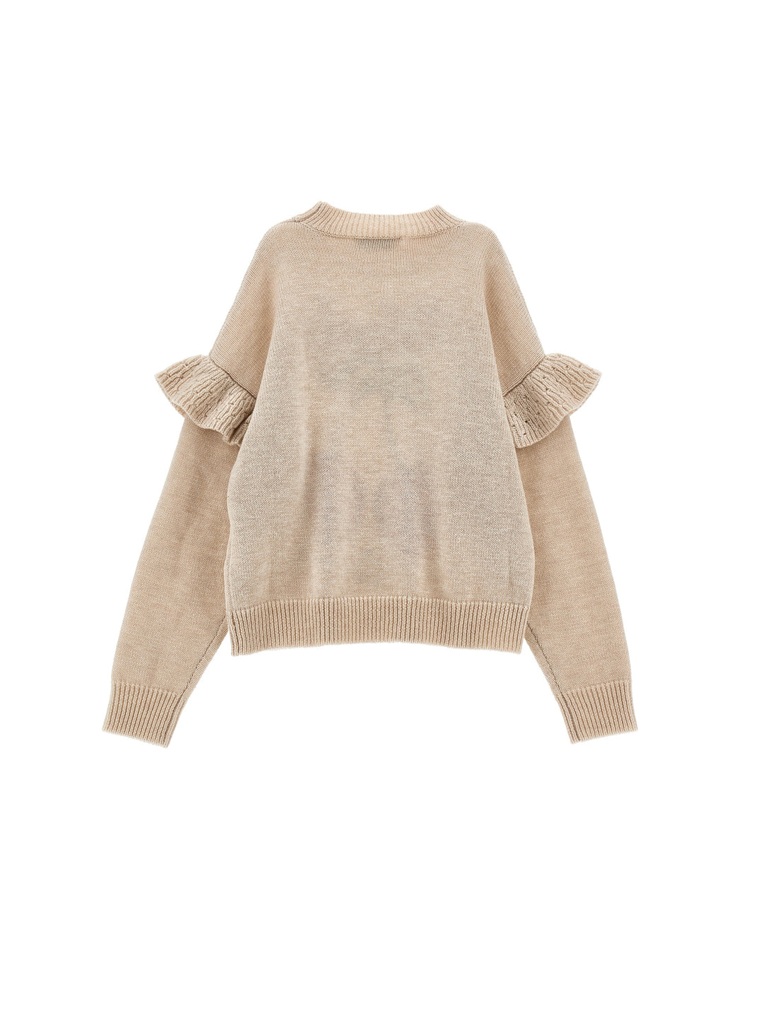 I9F604 6066-SWEATER W CHERRY-BEIGE