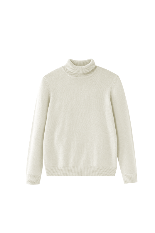 TURTLENECK SWEATER-CREAM