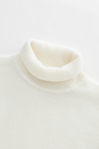 TURTLENECK SWEATER-CREAM