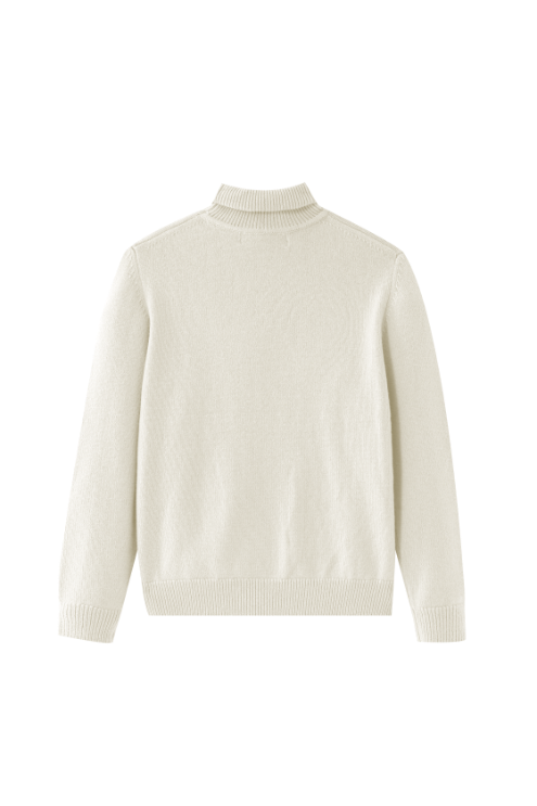 TURTLENECK SWEATER-CREAM